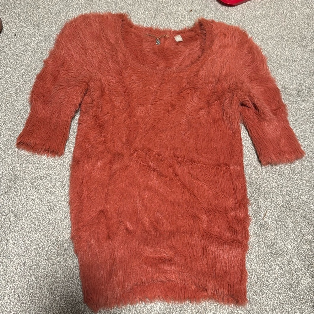 Knitted & Knotted eyelash sweater from Anthro